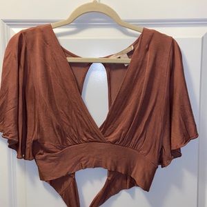 Forever21 Contemporary Crop Top